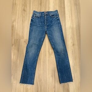 MOTHER - The Pixie Dazzler Ankle Fray - SZ 26- Cotton - 98%